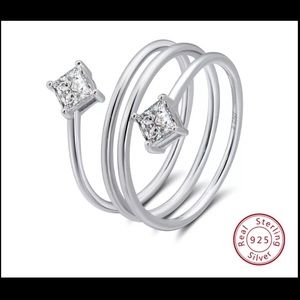 Sale! Sterling Silver Square Ring